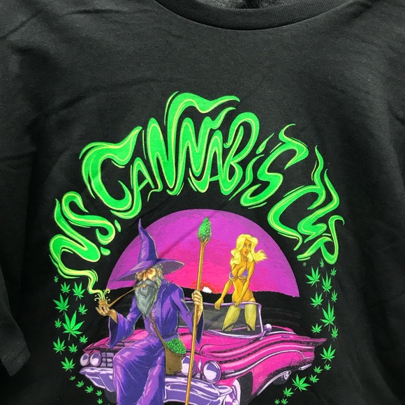 NEW High Times Cannabis Cup Wizard and Ms Cannabis 2017 Cali Tee M & 2XL Avail - Picture 2 of 8